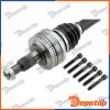 Demi-Arbre de Transmission MTM arrière gauche pour PORSCHE | NPW-PS-002